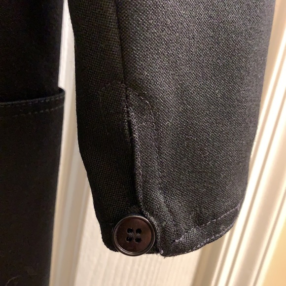 Vintage black Emanuel Ungaro full length coat 10 - Picture 4 of 7